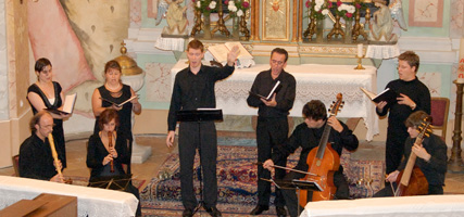 Sebastian Consort at the Brzsny Baroque Days in 2008 (photo by Istvn Fekete)