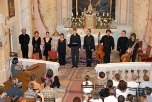 Sebastian Consort at the Brzsny Baroque Days (photo by Istvn Fekete)