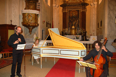 Imre Lachegyi, Katalin Kovcs and Sndor Szszvrosi at the Brzsny Baroque Days in 2006